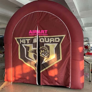 मुफ्त मुद्रण लोगो इंफ्लेटेबल सुरंग खेल घटना inflatable प्रवेश सुरंग कस्टम आकार इंफ्लेटेबल फुटबॉल सुरंग बना - Product Image 6