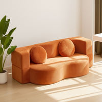 Canapé-lit de luxe au design moderne, confortable et compressé, de haute qualité avec rembourrage en éponge, canapés compressés sous vide
