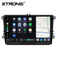 Estéreo para Auto Android de 9 Pulgadas para VW Skoda SEAT UNISOC 7865 8+128GB Pantalla QLED Global 4G AKM 7604 Doble BT Gyro CarPlay CE-XTRONS
