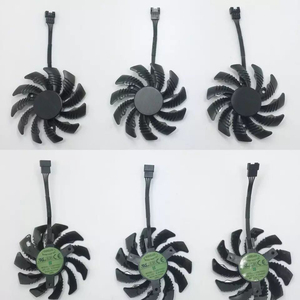 Ventilateurs de refroidissement 75MM T128010SU pour <span class=keywords><strong>Gigabyte</strong></span> <span class=keywords><strong>AORUS</strong></span> GTX 1080 <span class=keywords><strong>1070</strong></span> Ti ventilateur de jeu GTX 1070Ti G1 ventilateur de refroidisseur de carte vidéo GPU de jeu - Product Image 2