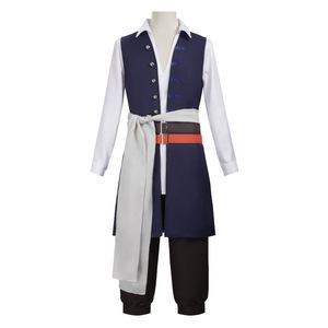 Costume da <span class=keywords><strong>Pirata</strong></span> <span class=keywords><strong>Jack</strong></span> Sparrow per Uomo Adulto, Abito per Halloween, Giacca Medievale Rinascimentale - Product Image 4