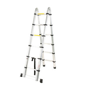 High Quality 3.8m Folding <strong>Step</strong> <strong>Ladder</strong> 225 Lbs Multi Purpose <strong>Telescopic</strong> <strong>Ladder</strong> With Ce/en131 - Product Image 3