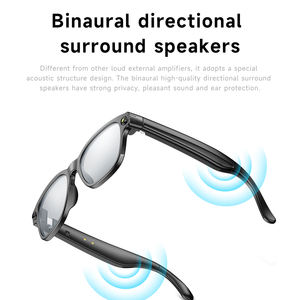 2025 sıcak satış AI gerçek zamanlı çeviri akıllı gözlük otomatik tanıma sesli arama Unisex güneş gözlüğü - Product Image 3
