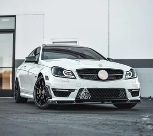 Fibra di carbonio W204 V stile paraurti anteriore labbro per <span class=keywords><strong>Mercedes</strong></span> Benz W204 LCI Bodykit <span class=keywords><strong>Spoiler</strong></span> - Product Image 6