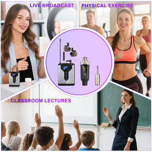 Dt3 xlr אלחוטי in-ear מערכת מוניטור bodypack מקלט אודיו אלחוטי משדר Uhf transceiver עבור סטודיו כנסייה - Product Image 4