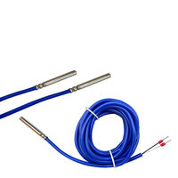 Capteur de température NTC 10K PT100/PT1000, sonde en acier inoxydable, résistant aux hautes températures, capteur de réfrigérateur OEM, précision 1%