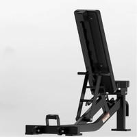 Banc de musculation réglable en métal, multi-positions, équipement de gym sécurisé pour entraînement avec haltères/barres, usage commercial et fitness
