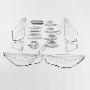 WZXD Chrome Accessories Kit <b>Head</b> Tail Lamp Trim Handle Bowl <b>Covers</b> <b>Cover</b> Rear Bowl 2017 2018 for Escape for - Product Image 3