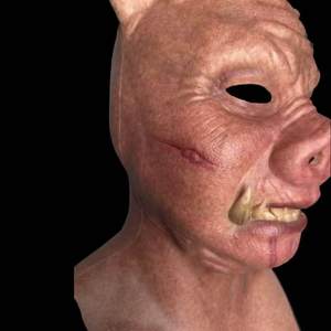 หน้ากากสวมศีรษะหมูสมจริงแบบปรับแต่งได้หน้ากากฮาโลวีนเล่นแบบน่ากลัว - Product Image 5