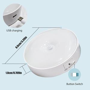 Luz nocturna LED inteligente con sensor de movimiento para iluminación de armarios en el hogar - Product Image 5
