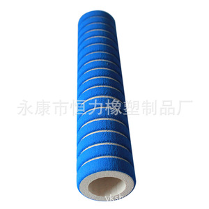Empuñadura de espuma azul para manillar de bicicleta, diámetro interior de 25,4 mm, protector de manos para bicicletas de carretera - Product Image 3