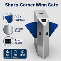 Sistema de Control de Acceso para Peatones con Barrera Anti-Colisión, Puerta Giratoria, Reconocimiento Facial y Control de Velocidad