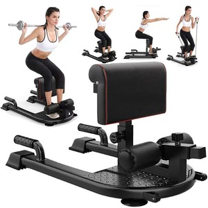 Panca Multifunzione per Squat Profondi, Attrezzo Regolabile per Esercizi Gambe, Glutei, Addominali, Push-up e Sit-up per Allenamento Domestico - Product Image 1