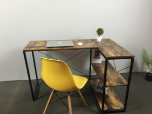 Bureau de direction moderne en bois MDF <span class=keywords><strong>pour</strong></span> la maison ou le bureau pliable ordinateur <span class=keywords><strong>portable</strong></span> Escritorio Mobilier élégant - Product Image 4
