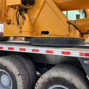 Guindastes móveis usados de 50 toneladas para caminhão hidráulico QY50K-II em segunda mão para venda