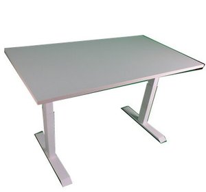 Venta al por mayor de muebles de patas rectangulares personalizadas mesa de ordenador de pie eléctrica de diseño moderno con motor dual - Product Image 4