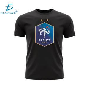 ELE-GATE <b>Mens</b> Short Sleeve <b>T</b> <b>Shirt</b> 100 Percent Polyester <b>Crew</b> <b>Neck</b> Regular Fit Casual Graphic Featuring Sports Team Spirit Desig - Product Image 3