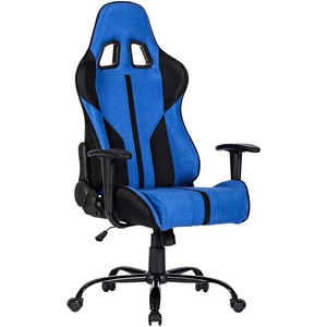 Chaise de jeu ergonomique Sedia Gaming bleu foncé très durable avec revêtement en <span class=keywords><strong>tissu</strong></span> inclinable à 180 degrés Zephyr avec 2D - Product Image 2