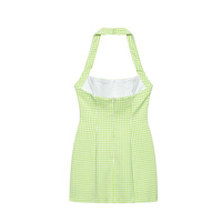 GX2397 Nouvelle Collection Été 2026 – Robe Courte Imprimée Sexy Style Streetwear à Bretelles, Dos Nu, Idéale pour les Soirées