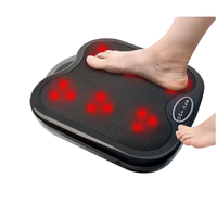 Appareil de massage des pieds à pétrissage automatique, vibration et thérapie thermique pour points d'acupuncture, personnalisation OEM/ODM, soin quotidien avec logo personnalisé
