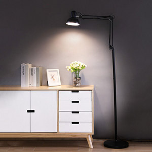 Debout d'intérieur Noir Coin Moderne <span class=keywords><strong>LED</strong></span> Lampadaire Pour <span class=keywords><strong>Salon</strong></span> - Product Image 2