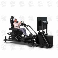 Simulateur de course VR le plus populaire à 4 actionneurs, machine de jeu à vendre | Simulateur de course VR | Machine de jeu de course VR fabriquée en Chine