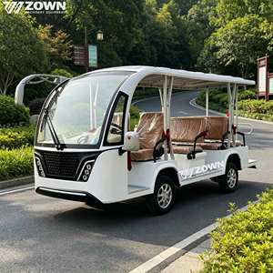 Autobús Turístico Eléctrico Ecológico con Logotipo Personalizado, 11 Asientos, Vehículo de Transporte para Complejos Turísticos, Certificado CE - Product Image 3