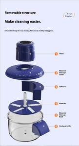 Máquina Elétrica Automática de Descascar Frutas Pequenas como Ameixa e Alho, Descascador de Uva para Cozinha Doméstica, Venda Quente 2025 - Product Image 4