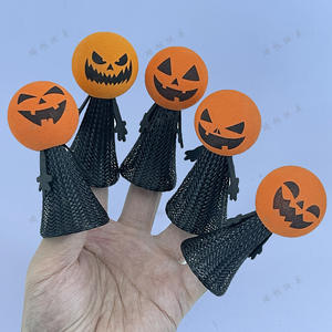 <span class=keywords><strong>2023</strong></span> enfants nouveauté Gag jouets Gadgets soulagement du Stress Fidget presser printemps doigt poupée EVA saut rebond elfe pour la fête d'halloween - Product Image 4