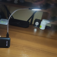 Mini lampe de lecture à 4 LED portable USB, lampe de nuit blanche/chaude, lampe de table pour ordinateur portable, banque d'alimentation, ordinateur portable, ordinateur
