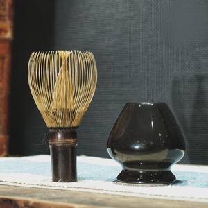 NEWELL Juego de Porta Cucharas de Bambú de Diseño Japandi Ecológico, Negro, Premium, Hecho a Mano, para Regalo, Cuchara para <span class=keywords><strong>Matcha</strong></span> Personalizada - Product Image 2