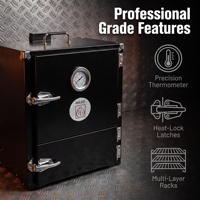 Four à Charbon Portable de Table, Barbecue Grill avec 3 Grilles, Contrôle Tactile, Grande Capacité de Cuisson pour Camping et Pique-nique