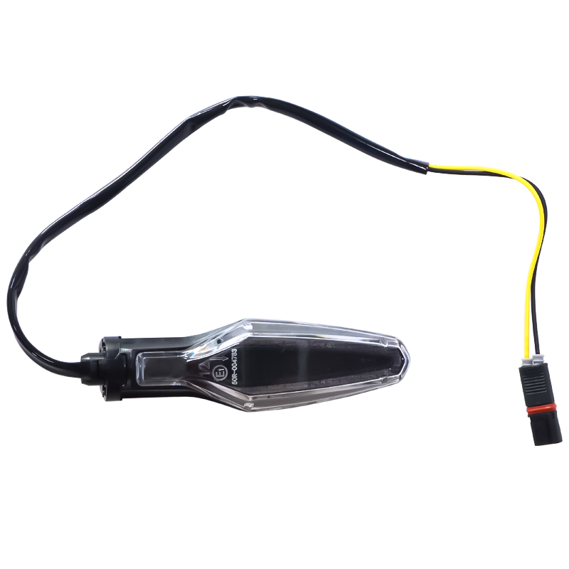 Señal de giro de 2 hilos blanco transparente uno