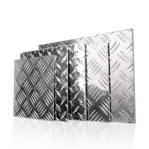 Feuille d'aluminium anodisé à bas prix 4*8 pouces 6063 t6 plaque d'aluminium gaufré