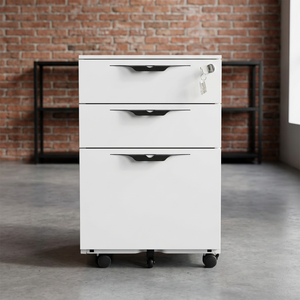 Armoire mobile minimaliste en acier KD avec serrure à code pour bureau, mobilier de bureau pour usage domestique ou professionnel - Product Image 2