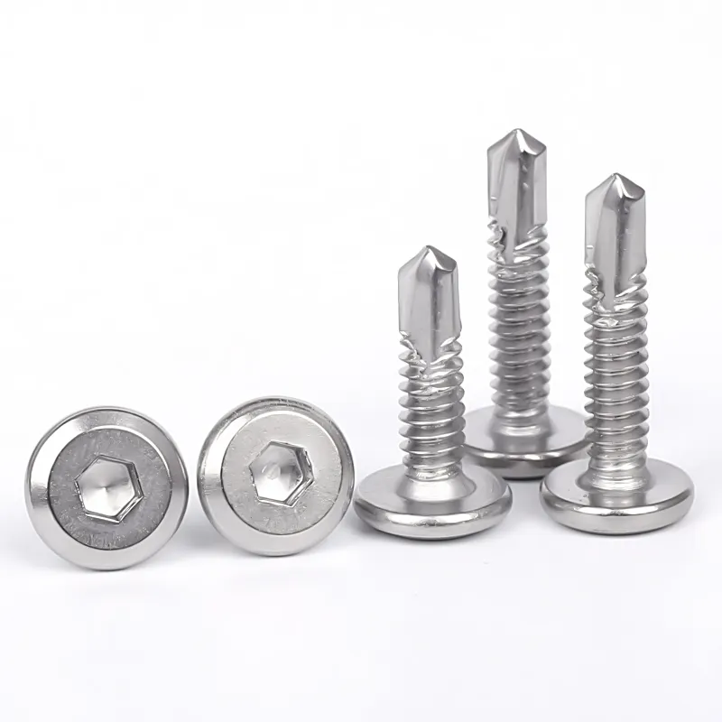 Spot quick delivery Manufacturer Supply Stainless Steel Hex Socket Screws Self-drilling Screw