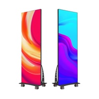 Affichage numérique intérieur haute luminosité pour magasin de marque, panneau publicitaire mobile P2.0 LED