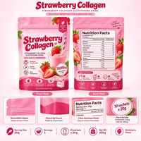 Boisson OEM au collagène et glutathion pour éclaircir la peau, supplément de beauté en poudre, mélange pour boisson éclaircissante, marque privée