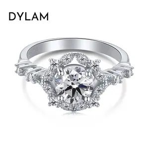 Dylam 925 prata casal anel ajustável banhado a ouro esterlina personalizado pedra empilhamento stirling anéis pilha preto oxidado
