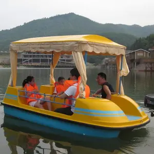Оптовые продажи 4-местный педальная лодка-CE 4мя сидениями Лебедь Педальная лодка для приготовления пищи на воздухе озера и реки новый дизайн водный велосипед на продажу