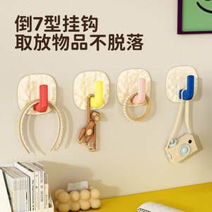 Whirlwind Acrylic Adhesive Hooks 4 Pack Modern Design Easy Installation For Bathroom Jewelry Storage No Drill Required - Product Image 3