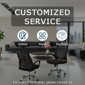 Liquidation finale - Chaise de bureau Must Go Fashion, chaise de bureau personnalisable, pivotante, ergonomique - Product Image 4