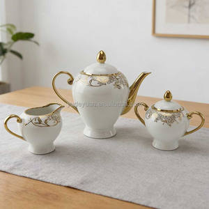 Juego <span class=keywords><strong>de</strong></span> Vajilla <span class=keywords><strong>de</strong></span> Porcelana <span class=keywords><strong>de</strong></span> Lujo, Nuevo <span class=keywords><strong>de</strong></span> Fábrica, 63 Piezas, Redondo, con Diseño Impreso y Bañado en Oro, Vajilla <span class=keywords><strong>de</strong></span> Cerámica al por Mayor - Product Image 5