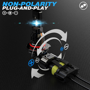 ไฟหน้า LED อัตโนมัติ H1 H7 HB4 HB3 H11 9005 9016 H4อุณหภูมิ6000K ไฟ LED 12V 24V LED Silverado 2500 - Product Image 6