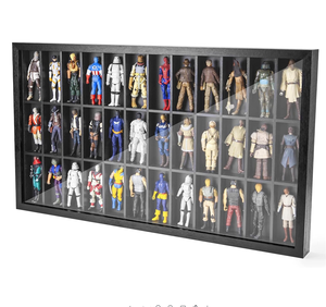 Vitrine pour collectionneurs de figurines, <span class=keywords><strong>cadre</strong></span> de présentation pour figurines d'<span class=keywords><strong>action</strong></span>, boîte de rangement anti-poussière pour objets de collection - Product Image 1