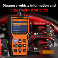 HC368 PRO Orange OBD2 Arıza Tespit Cihazı Motor Arıza Kodu Okuyucu Akü Performans Testi Teşhis Tarayıcı Aracı