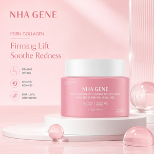 Crème pour le visage au collagène rose PDRN, anti-âge, anti-rides, raffermissante, hydratante, crème de soin de la peau du visage NHA GENE - Product Image 2