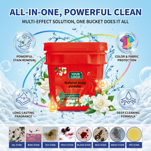Detergente en Polvo Natural Premium para Ropa, Fórmula Hipoalergénica, Seguro para Ropa de Bebé y Piel Sensible, Servicio OEM - Product Image 6