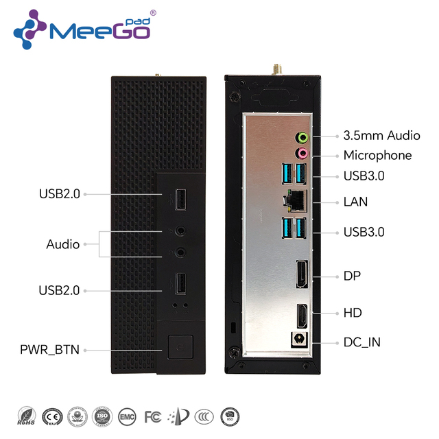 Gaming Mini PC with AMD Ryzen R5 6600U & Radeon 660M Core Flexible Storage & Display Type-C Interface