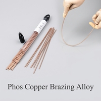 Barre ronde de brasage en cuivre BcuP-2, alliage de brasage cuivre-phosphore BcuP-2, barre plate pour climatiseur, congélateur, réfrigérateur